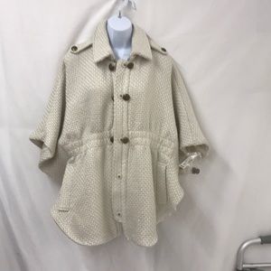 Roz & Ali Cream Cape Jacket